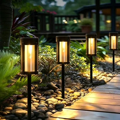 8 Pack Solar Lights Outdoor Pathway Best Deal
