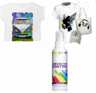 Cotton Sublimation Spray 100ML - Quick Dry Coating, High Gloss