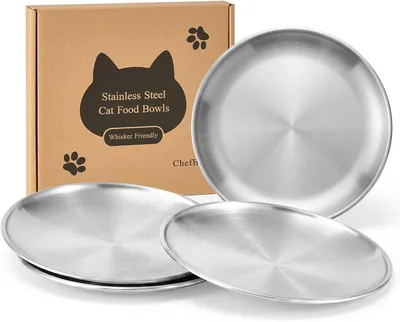 ChefBee Stainless Steel Cat Bowls 5% Off