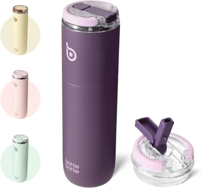 Bottle Stainless Steel 750ml Insulated Purple Taro Viewing Lid Best Deal