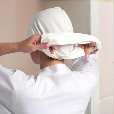غطاء رأس توربان صلب اللون من الصوف المودال، غطاء رأس ناعم وقابل للتمدد للارتداء اليومي - أفضل صفقة