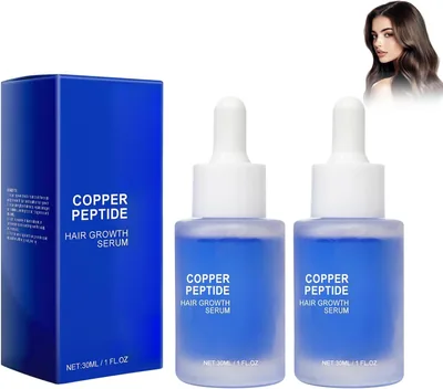 Miedziane peptydy serum do włosów, 2 szt. | 70% Off