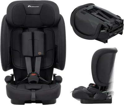 Bebeconfort Ever & Go i-Safe, Silla de Auto Evolutiva, 15 Meses-12 Años, 76-150 cm, Plegable para Viajes, Compacto y Ligero