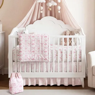 Hahafelt 4 Piece Crib Bedding Set - Soft Baby Bedding, Best Deal