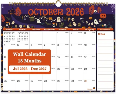Spomepo 2026-2027 Wall Calendar 14% Off
