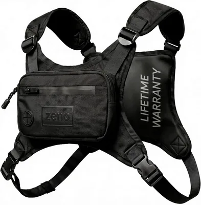Vestido de Correr ZENO para Hombres y Mujeres, Bolso Táctico de Cintura y Vestido de Pecho, Resistente al Agua y Ligero