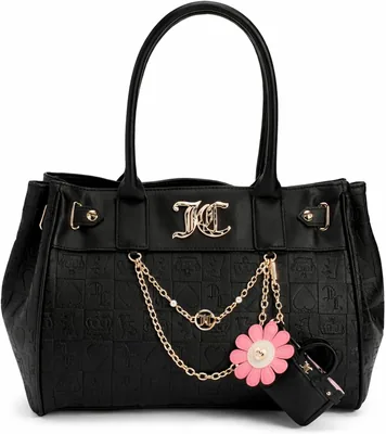 Juicy Couture Pretty Pop Tote Bag, 14x10 Inch, Magnetic Closure