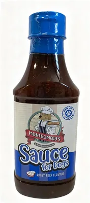 Montgomery's Sauce for Dogs, Roast Beef Flavour, 500ml Liquid Topper, Best Deal