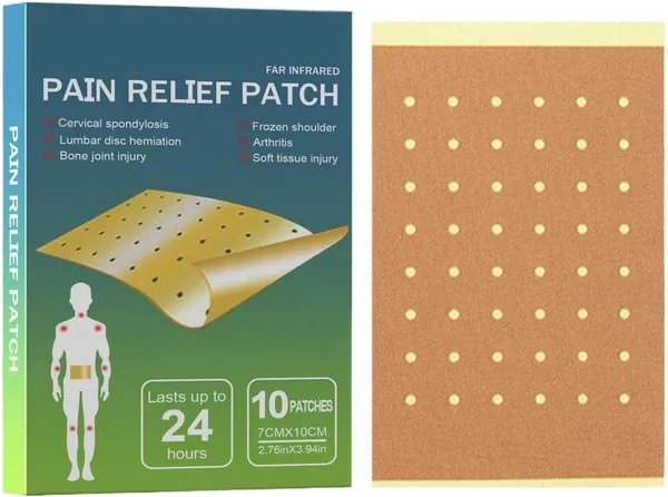 Plastry na kolana 10 sztuk - Naturalny plaster łagodzący ból, 24-godzinne ogrzewanie. Najlepsza cena!