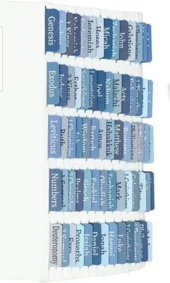 Bible Tabs for Study Bibles, Blue, Laminated - Best Deal
