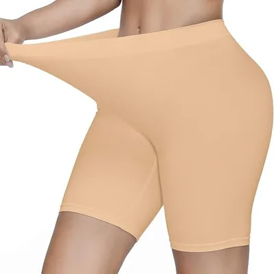 Women's Anti-Chafing Slip Shorts - High Waisted Seamless Breathable Yoga Workout
