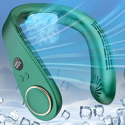 CoolFlow Neck Fan 12% Off - 5500mAh Portable Air Conditioner