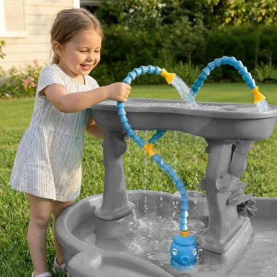 Aacabo Rechargeable Water Table Pump - 8L/min Flow Rate for Kids' Play