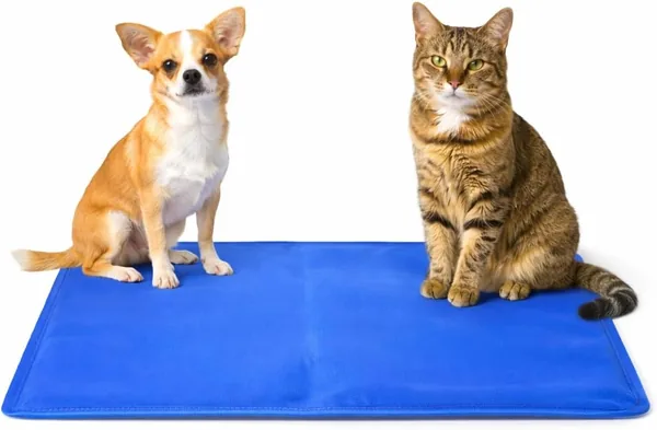 Mat per Cani e Gatti Generico con Raffreddamento, 40 x 50 cm, Rivestimento Impermeabile, Ideale per l'Estate