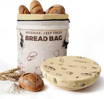 YARRAMATE Beeswax Bread Bag Set Best Deal