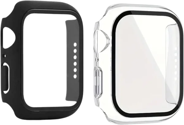 Twin Pack 40mm Hard Case & Screen Protector for Apple Watch - Black/Transparent (10% Off)