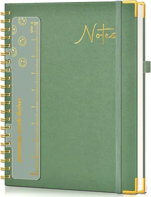 Hardcover Spiral Notebook Journal 8.5” x 11”, A4 Large Leather Notebooks for Women Men, Lined College Ruled Notebook, 50 Sheets - Best Deal
