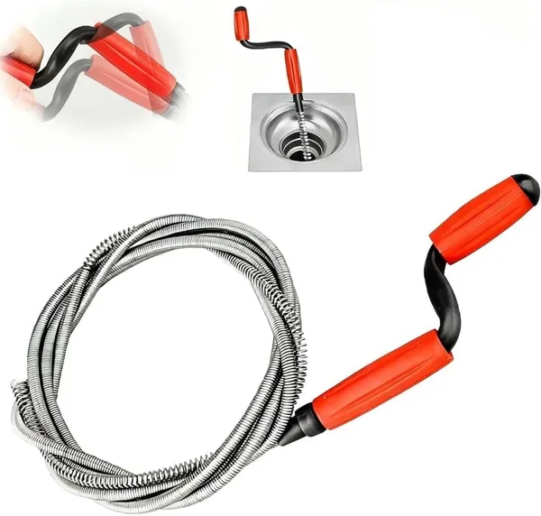 Universal Pipe Cleaning Spiral 2.4 m x 6 mm