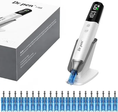 Dr. Pen M9 Microneedling Pen - Wireless with Smart Depth Control & LED Display, 0-2.5 mm Adjustable