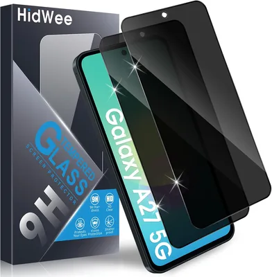 HidWee Privacy Vetro Temperato Compatibile con Samsung Galaxy A27 5G Anti-Spia Schermo Protettivo, 2 Pezzi 9H Resistenza Privata