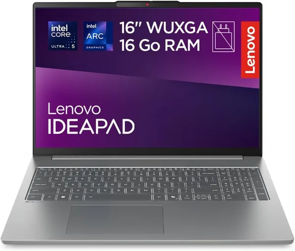 Lenovo IdeaPad Slim 5 16IMH10 - Ordinateur portable 16 pouces WUXGA (Intel Core i5-1350H, 16 Go RAM, 512 Go SSD, Windows 11 Home) Français A