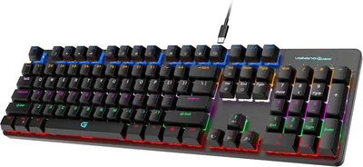 Volkano Gaming Phantom X1 Keyboard | Mechanical Red Switches | RGB | Wired | Black Best Deal