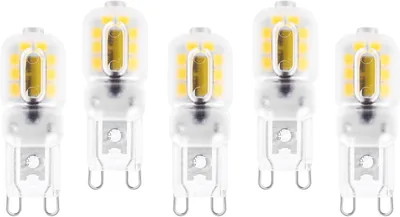 G9 LED Bulb 5 Pack 3000K Warm White Flicker-Free Best Deal