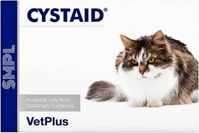SMPL Cystaid For Cats - Diuretic & Urinary Health Supplement, 30 Count