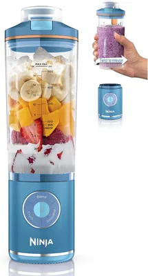 Ninja Blast Max Portable Blender Blue 22oz Twist & Go Best Deal