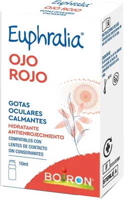 Boiron Euphralia Red Eye 10ml Multidose - Gotas para Aliviar la Irritación y Congestión Ocular - Hidratación y Natural C