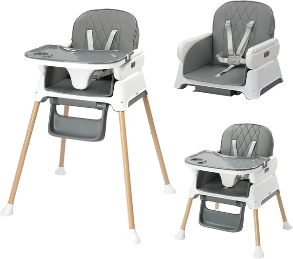 JOYMOR 5 in 1 Baby High Chair for Babies and Toddlers