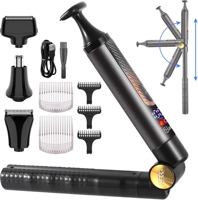 Hatteker Electric Men's Back Shaver 4-in-1 Cordless Trimmer
