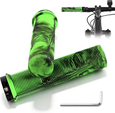 HURODZ Cyklhandle Cykelhandtag 22mm Grön, Antislippe Gummi, Ergonomisk för MTB MXB Montaj Best Deal