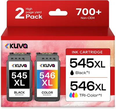 Cartucce di inchiostro di ricambio 545XL 546XL per Canon | PG-545XL CL-546XL