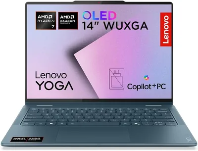 Lenovo Yoga 7 2-en-1 14AKP10 - Ordinateur portable 2-en-1 tactile Copilot+ (AMD Ryzen AI 7 350, 16 Go RAM, 512 Go SSD, AMD Radeon 86) Meilleur Prix