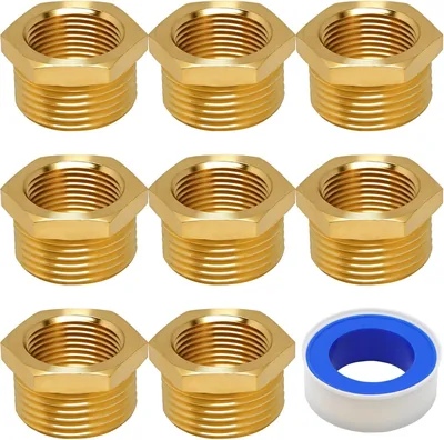 8-delar Reduktor från 1/2 till 3/8, Kopplingsreduktor, Adapter Hon från 1/2" till Macho från 3/8", 86% Off