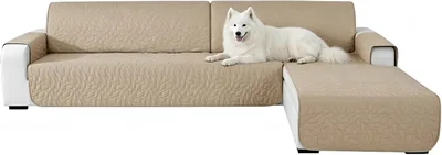 Vattendragande Sofa Övervänglare L-Form 3 Plats Skrapsresistent Katter/Kattenskydd Anti-Slipp Övervänglare Corner Sofa