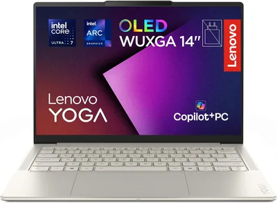 Lenovo Yoga Slim 7 14ILL10 - Copilot Laptop + Écran OLED 14 Pouces 60Hz (Intel Core i7-256V, 16 Go RAM, 1 To SSD, Windows 11 Home) - 15% de réduction