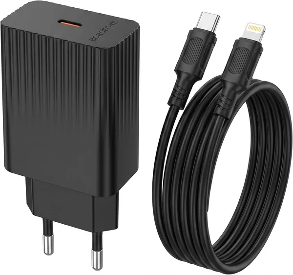 20W Fast Charger for iPhone & iPad - Black