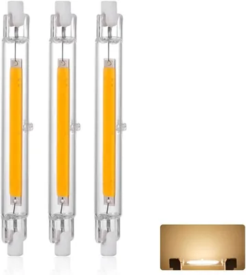 R7S LED Bulbi 118 mm 30W, Lampada COB Dimmabile 3000K Bianco Caldo 3000 Lumen, Equivalente Lampadina Halogenica J118 300W, 36