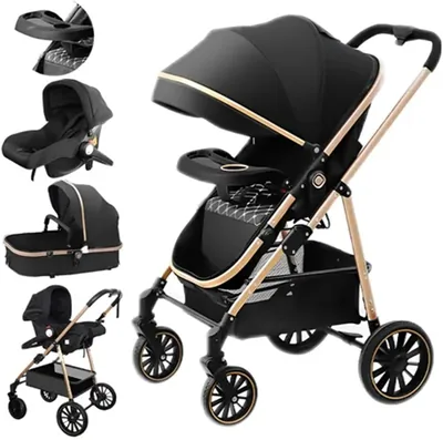 Carriola para Bebé Plegable, Doble Dirección, Sentarse o Tumbarse - Mejor Oferta