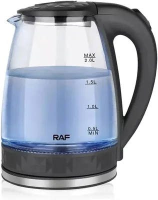 RAF Electric Tea Pot Kettle - 0.8L+1.8L, Keep Warm Function