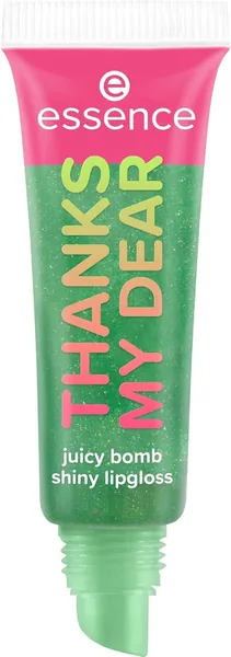 Essence Say It With Juicy Bomb Shiny Lip Gloss No. 03, Grün, Sofortiger Effekt, Vegan, Ohne Konservierungsstoffe