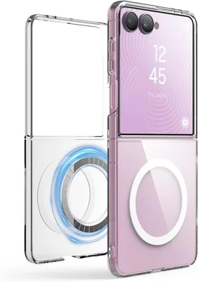 Elago Magnetisk Clear Case för Galaxy Z Flip 8 | Kompatibel med MagSafe, Stark Magnet, Premium Polycarbonat, Shockproof Pro