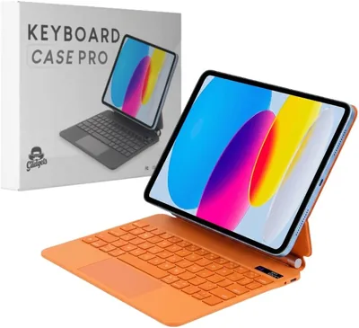MR. GADGETS Keyboard Case Pro para iPad, Funda Teclado Magnético Flotante en Español (Letra Ñ), Indicador LED, Iluminación RG - Mejor Precio