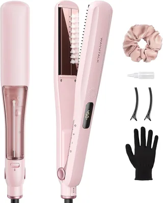 Wavytalk Steam Hair Straightener, 1.38'' Nano Tit, 23% Off
