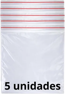 Saquinho Zip Lock Transparente 20x20cm 1L Padrão ANAC para Voos Internacionais - Bagagem de Mão (5) - 40% Off