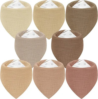 Yukkidds Baby Bibs 8 Pack - Best Deal