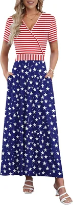 AUSELILY Maxi Dress Floral Print - Best Deal