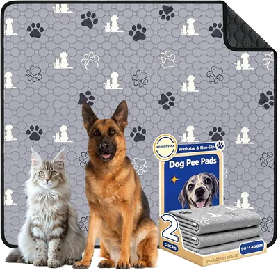 Almohadillas Lavables para Perros, Impermeable Almohadilla de Entrenamiento, Tapetes Reutilizables para Perros